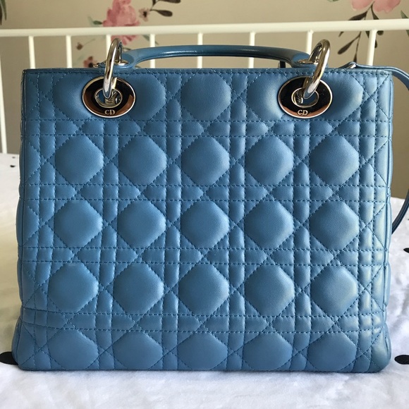 Christian Dior Lady Dior Cannage Lambskin Medium - Picture 8 of 8